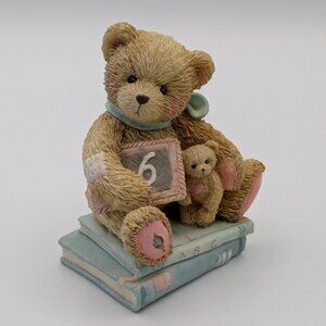 Cherished Teddies Age 6 Bear "Chalking Up Six Wishes" (911283) 1992